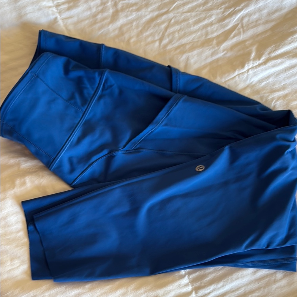 Lululemon Athletica Blue Leggings Tailored Fit